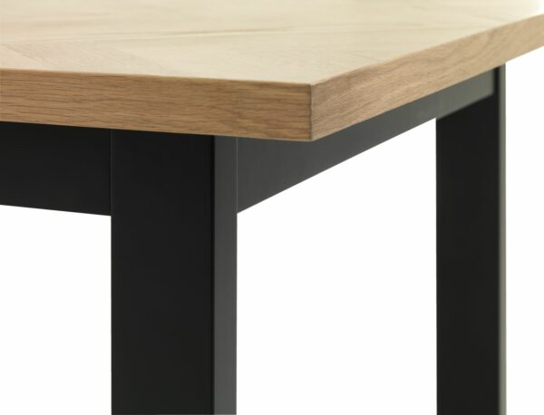 Dining table AGERSKOV 90x200 oak/black - Image 6