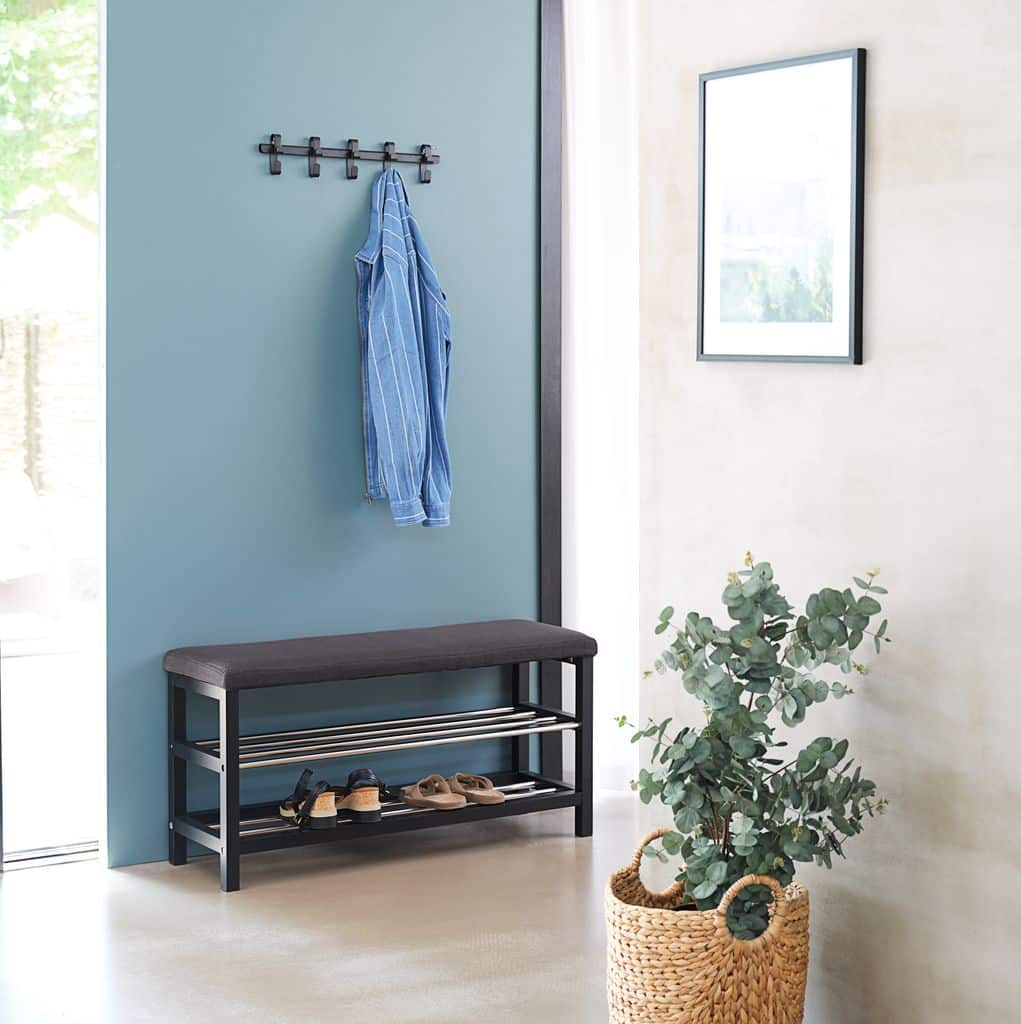 Coat rack GALSTED 5 hooks black JYSK