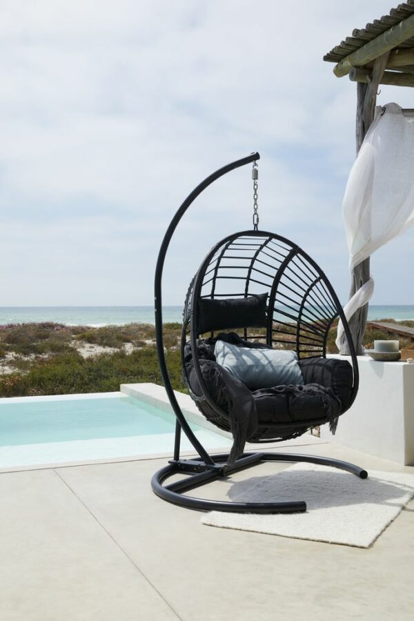 Hanging chair GJERN black JYSK