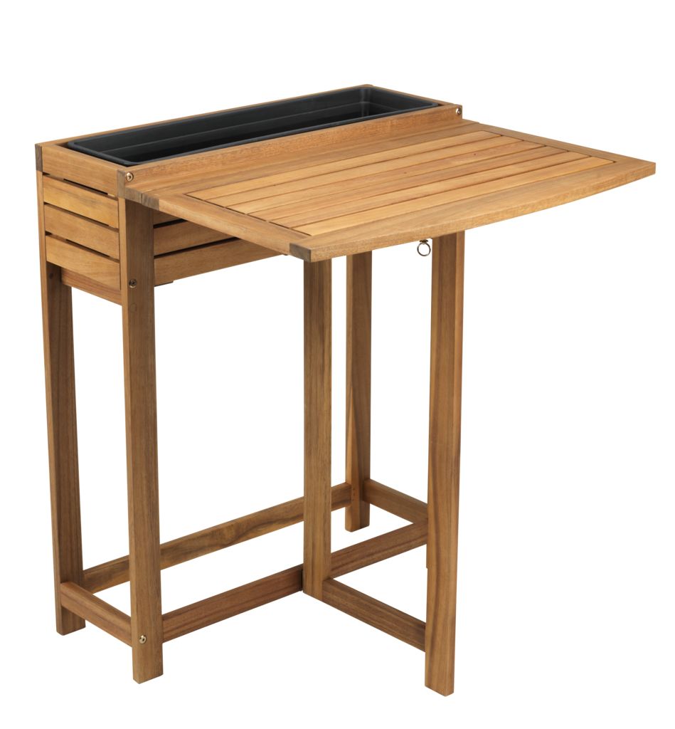 Folding table VANDREFALK 64x63 hardwood - JYSK