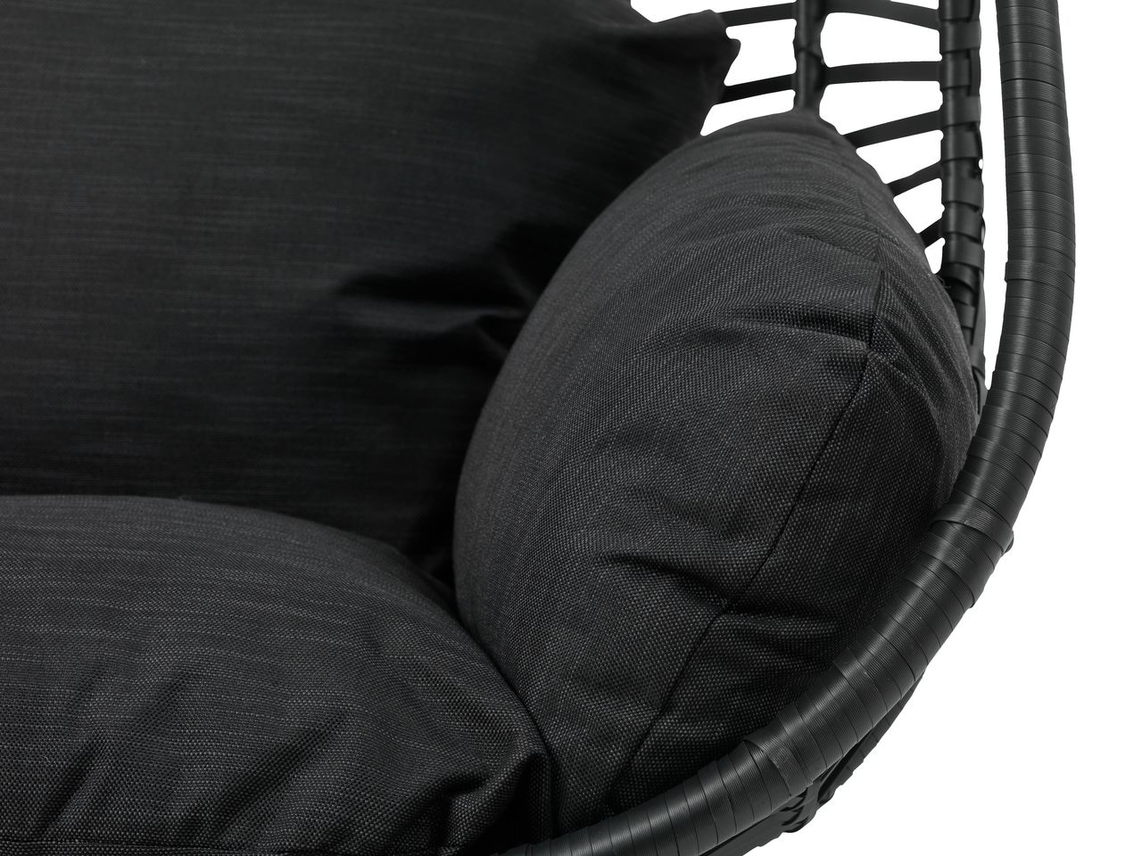 Hanging chair GJERN black JYSK