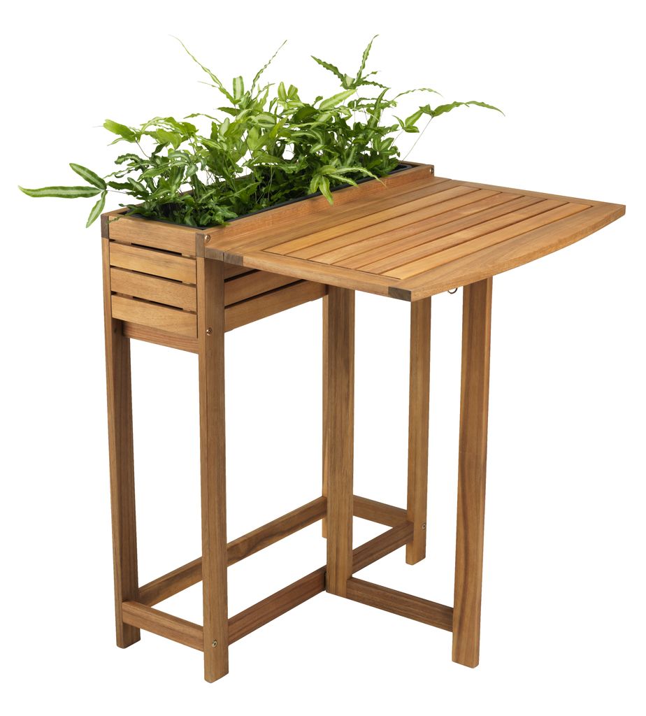 Folding table VANDREFALK 64x63 hardwood - JYSK