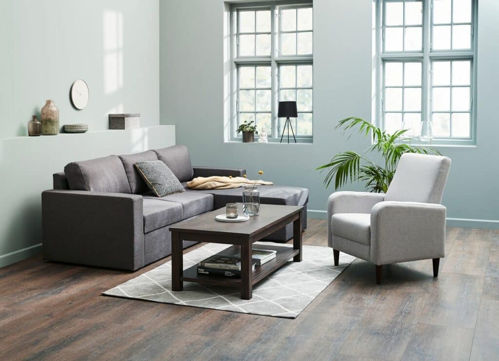 Armchair GEDVED light grey JYSK