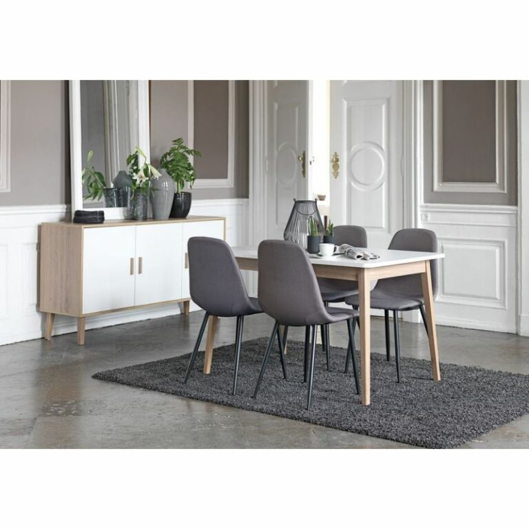 Dining chair JONSTRUP grey/black JYSK