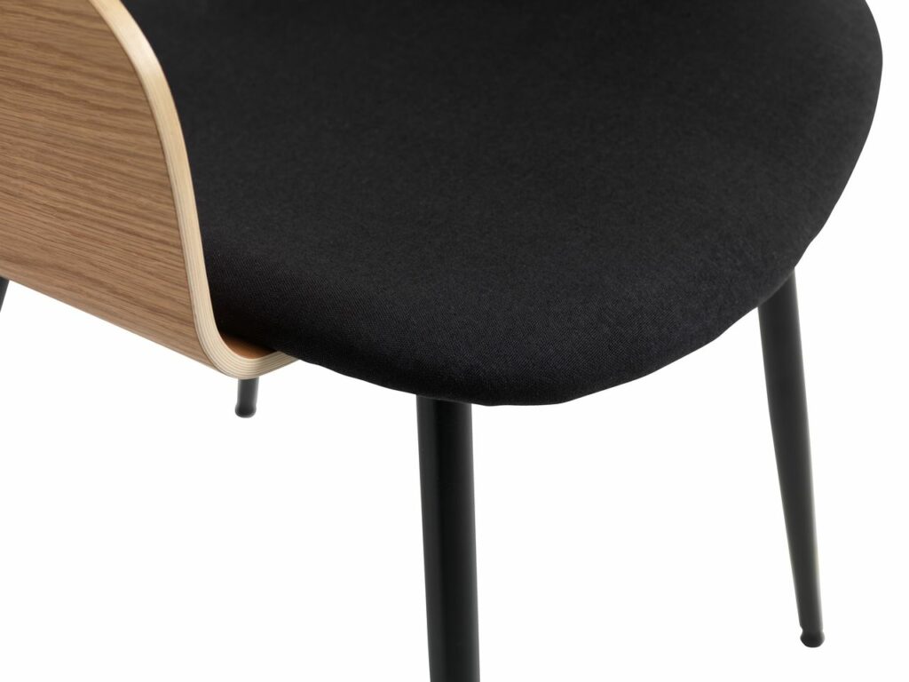 Dining chair HVIDOVRE oak/black JYSK