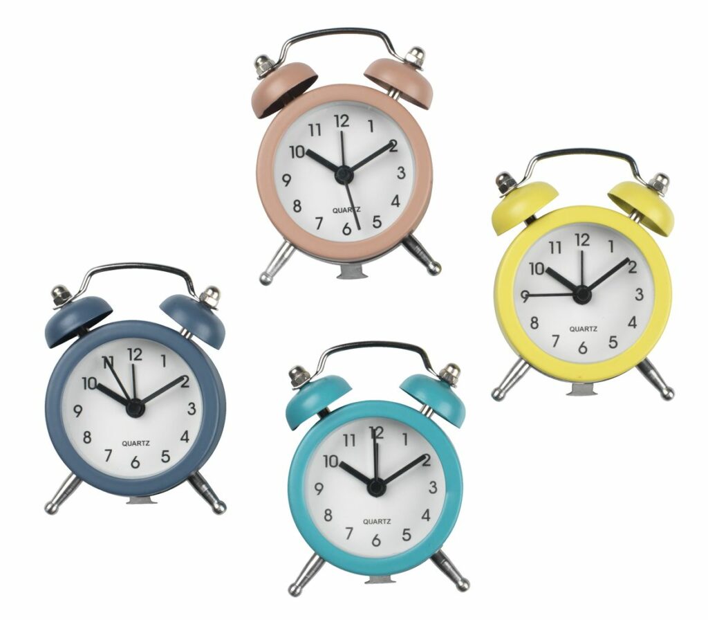 Alarm clock RISO D.5xH8cm ass. JYSK