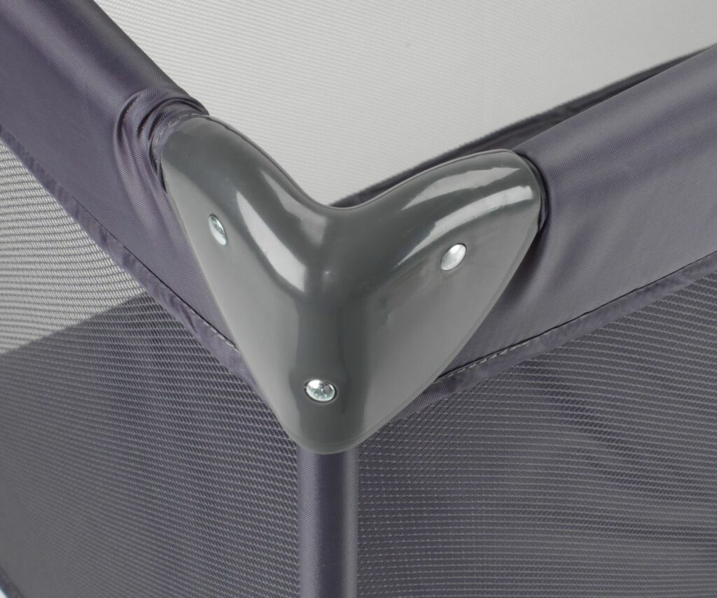 Travel cot VODSKOV 65x125 dark grey JYSK