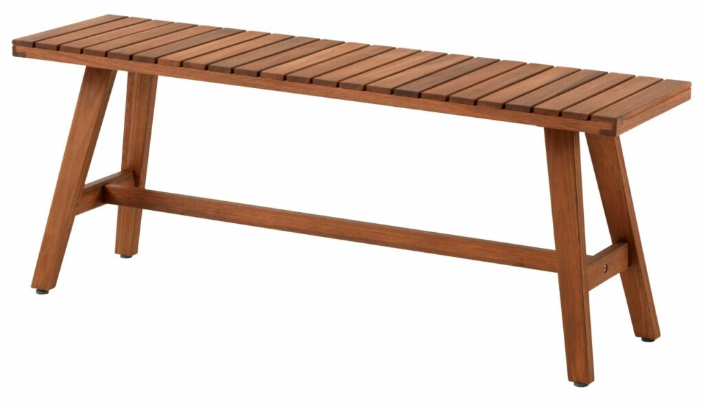 Bench GANGESBRO W110xD30 hardwood JYSK