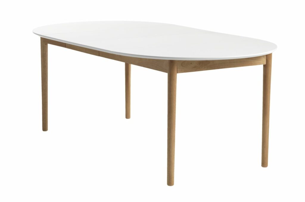 Dining table MARSTRAND D.110/110x200 wh. JYSK