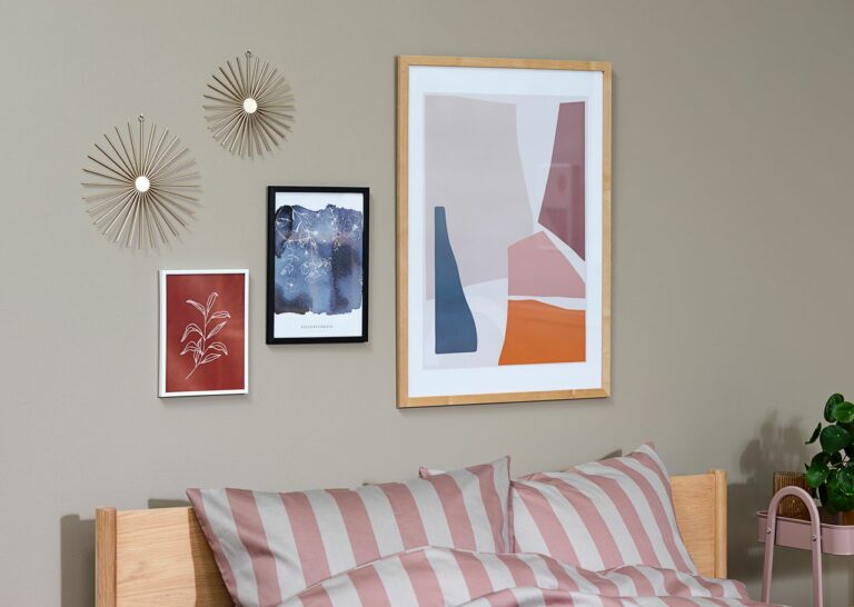 Wall decoration STELLAN gold 3pcs/set JYSK