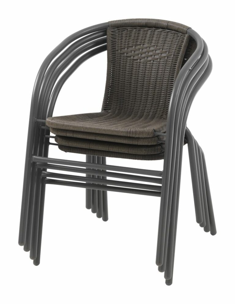 Stacking chair GRENAA black JYSK