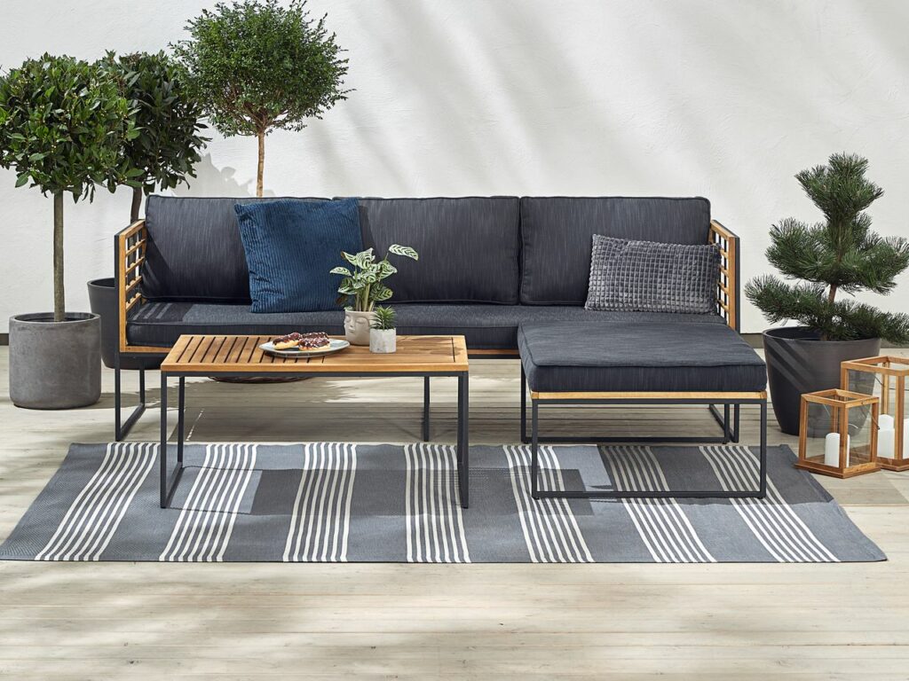 Rug ELVESANGER 160x230 grey/white JYSK