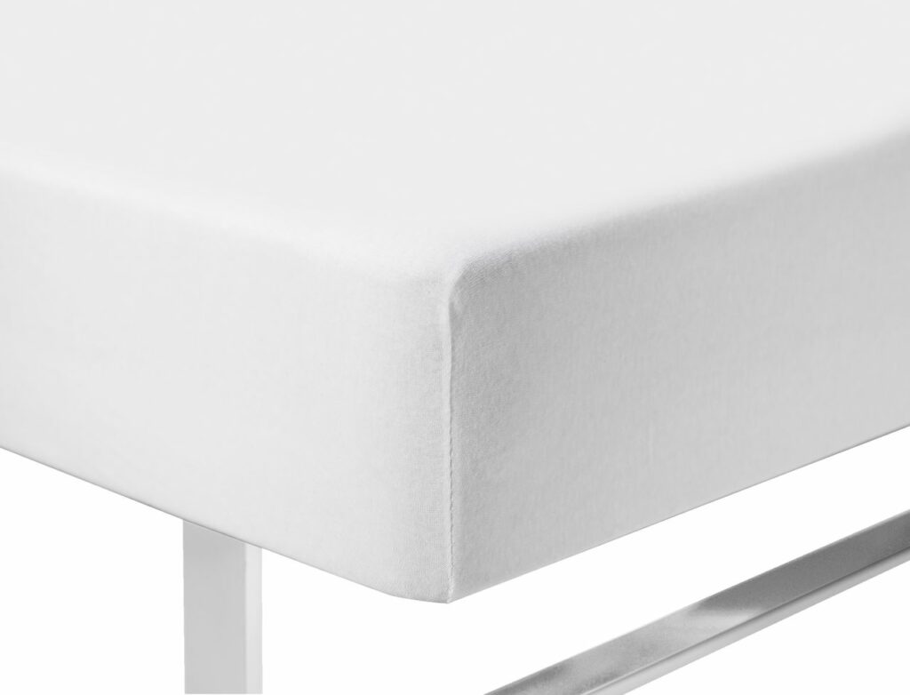 Jersey Fitted sheet JENNY 90x200x35 white JYSK