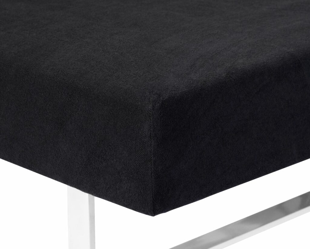 Terry Fitted sheet THEA 90x200x35 black JYSK