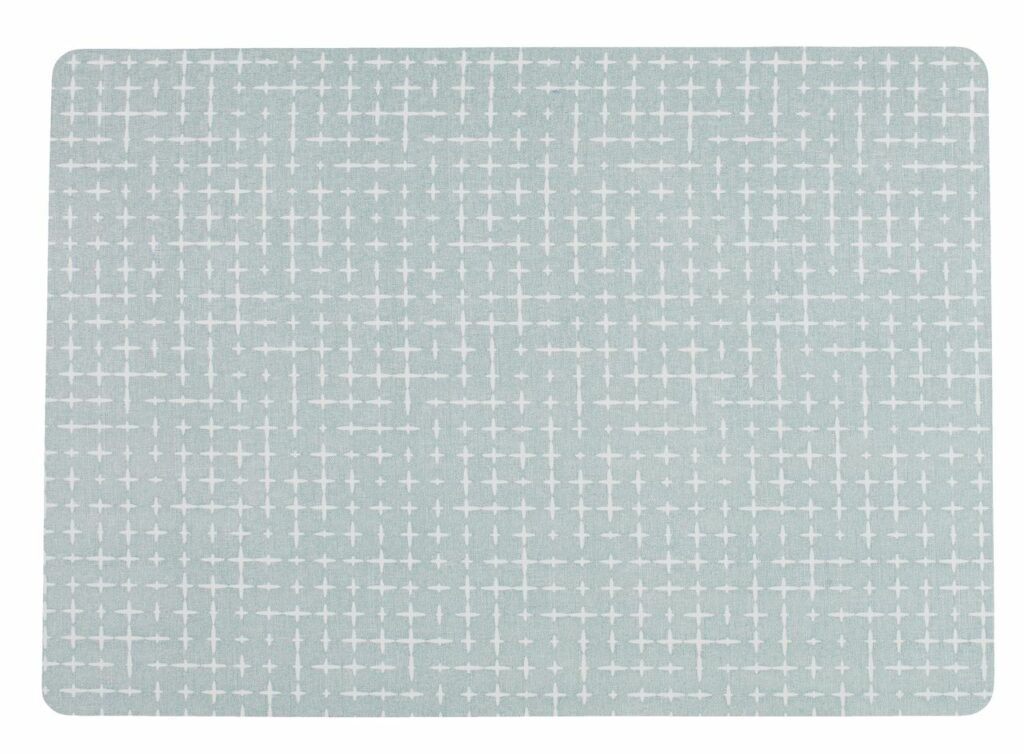 Place mat ARTISKOKK 30x43 pattern mint SDP JYSK