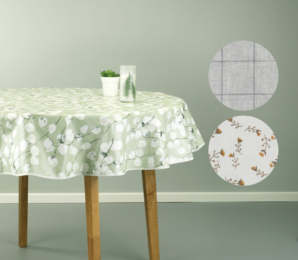 Tablecloth vinyl RYLLIK D.150 ass. JYSK