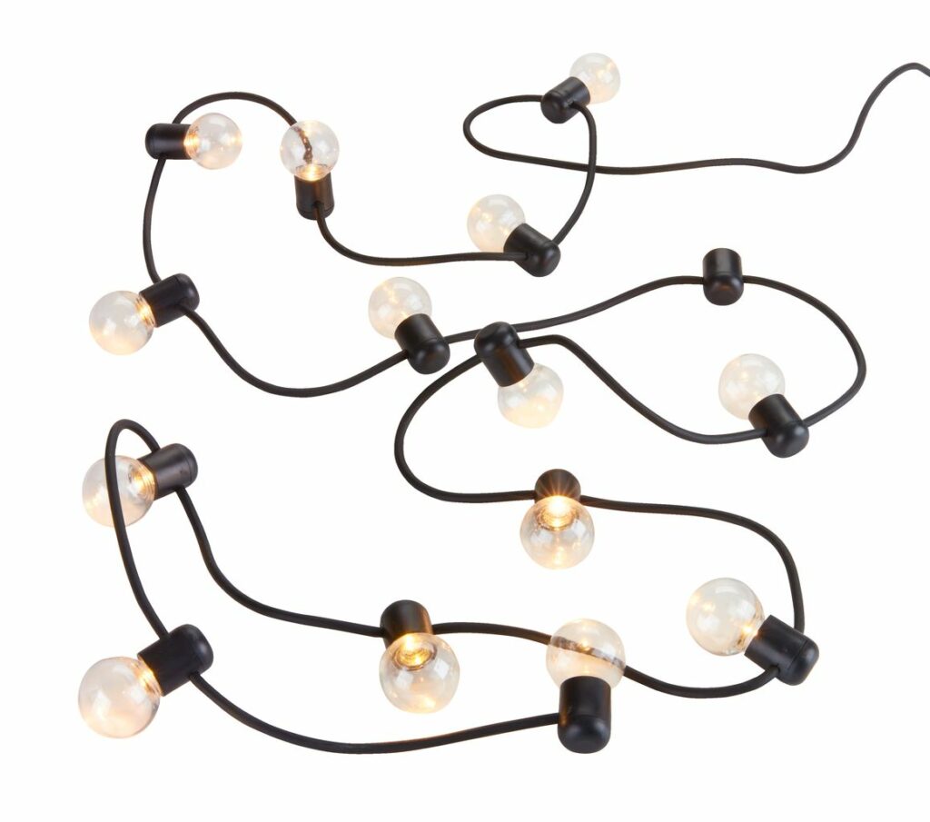 LED string lights HERLUF L210cm w/15 LED JYSK