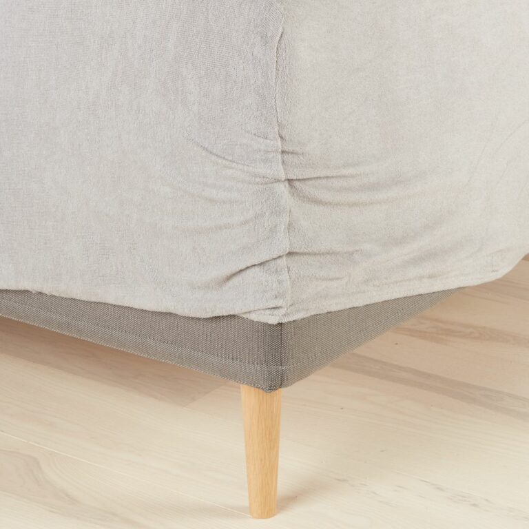 Terry Fitted sheet TORA 140/150x200x35 grey JYSK