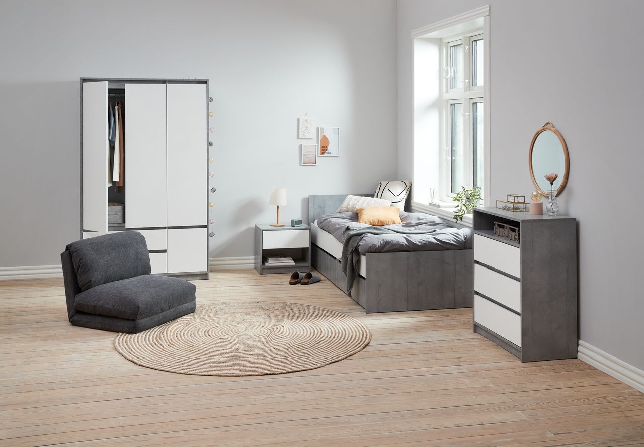 Chair bed VEGGER grey - JYSK