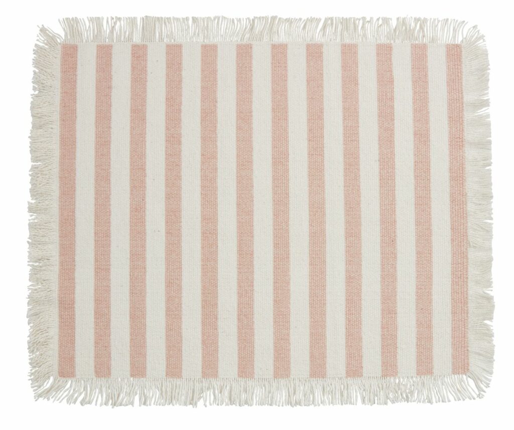 Place mat HICKORY 38x45 white/rose JYSK