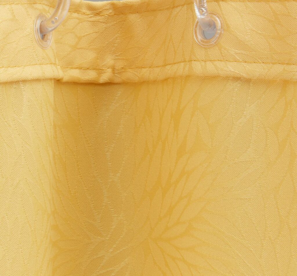 Shower curtain SOLBERGA 180x200cm yellow JYSK