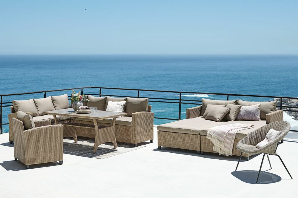 Lounge set ULLEHUSE 6 pers. natural JYSK