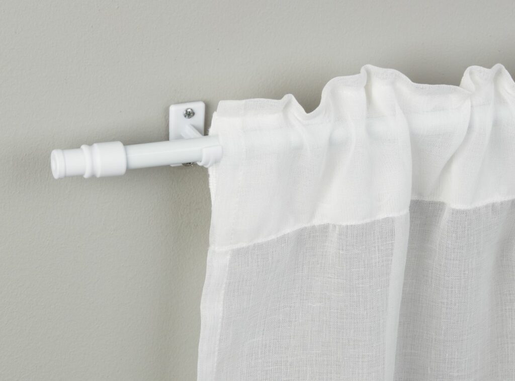 Cafe rod MADRID D.12/10mm 120225cm white JYSK