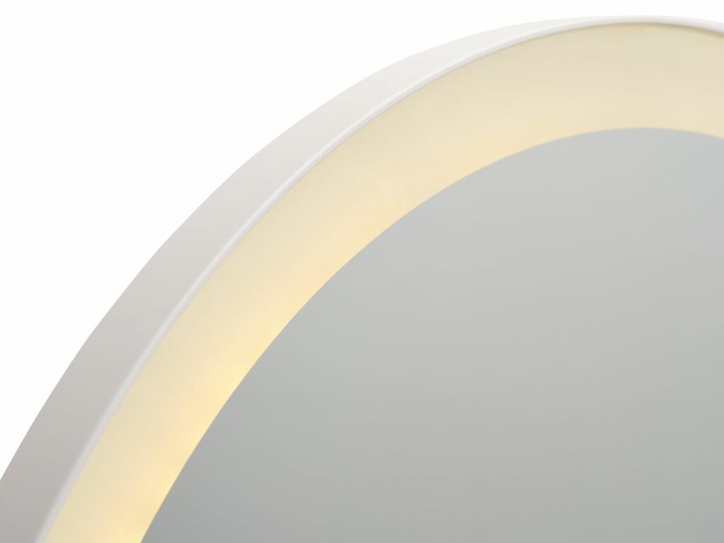 Mirror ORUP w/ LED D.55 white - JYSK