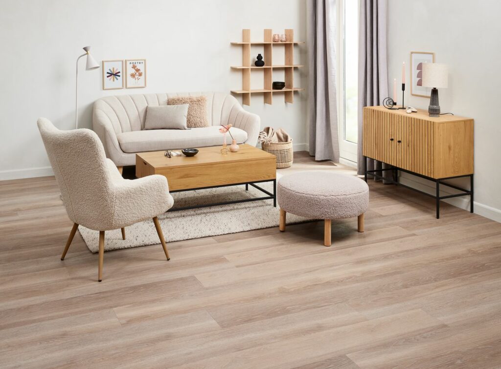 Coffee table AABENRAA L110 lift-top/storage oak colour - JYSK