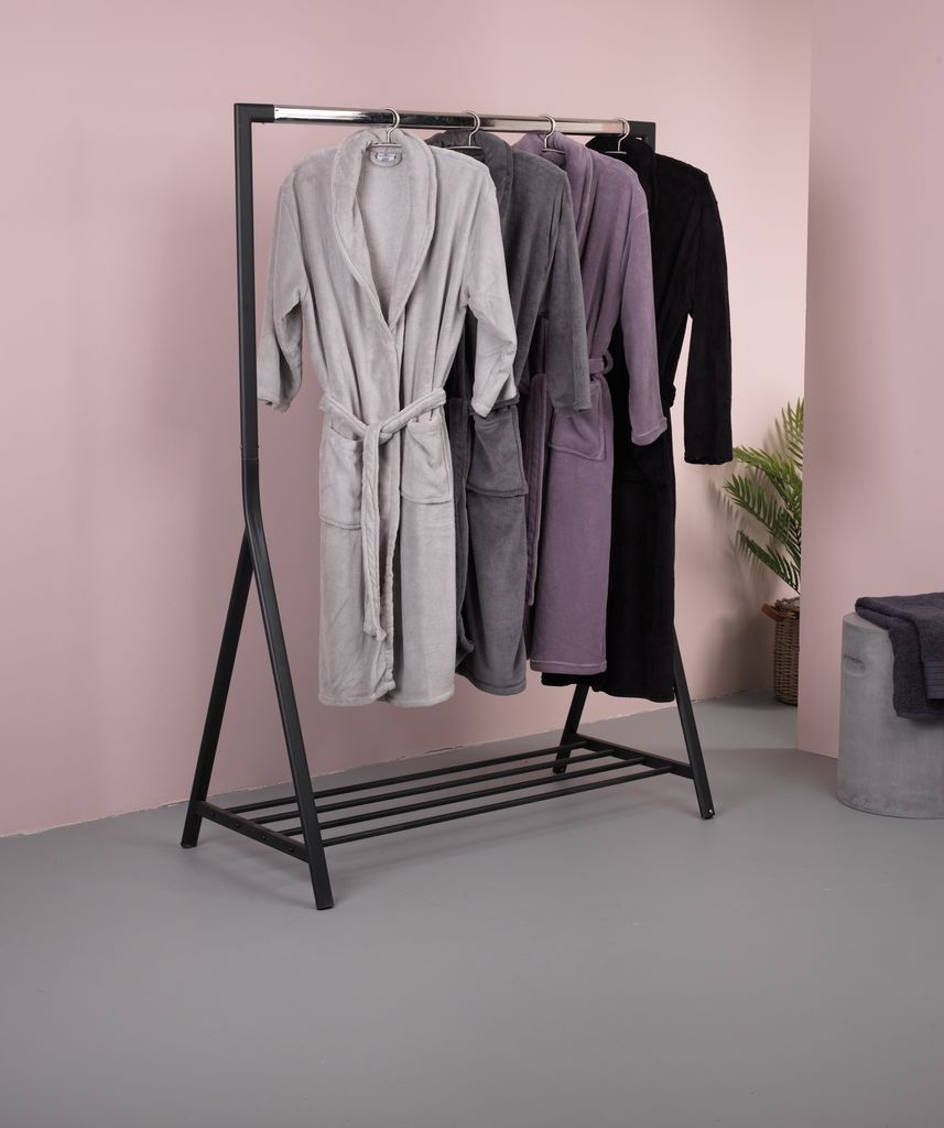 Bathrobe LARV S/M black JYSK