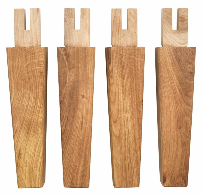 Legs B5xL5xH23cm oak set of 4 JYSK