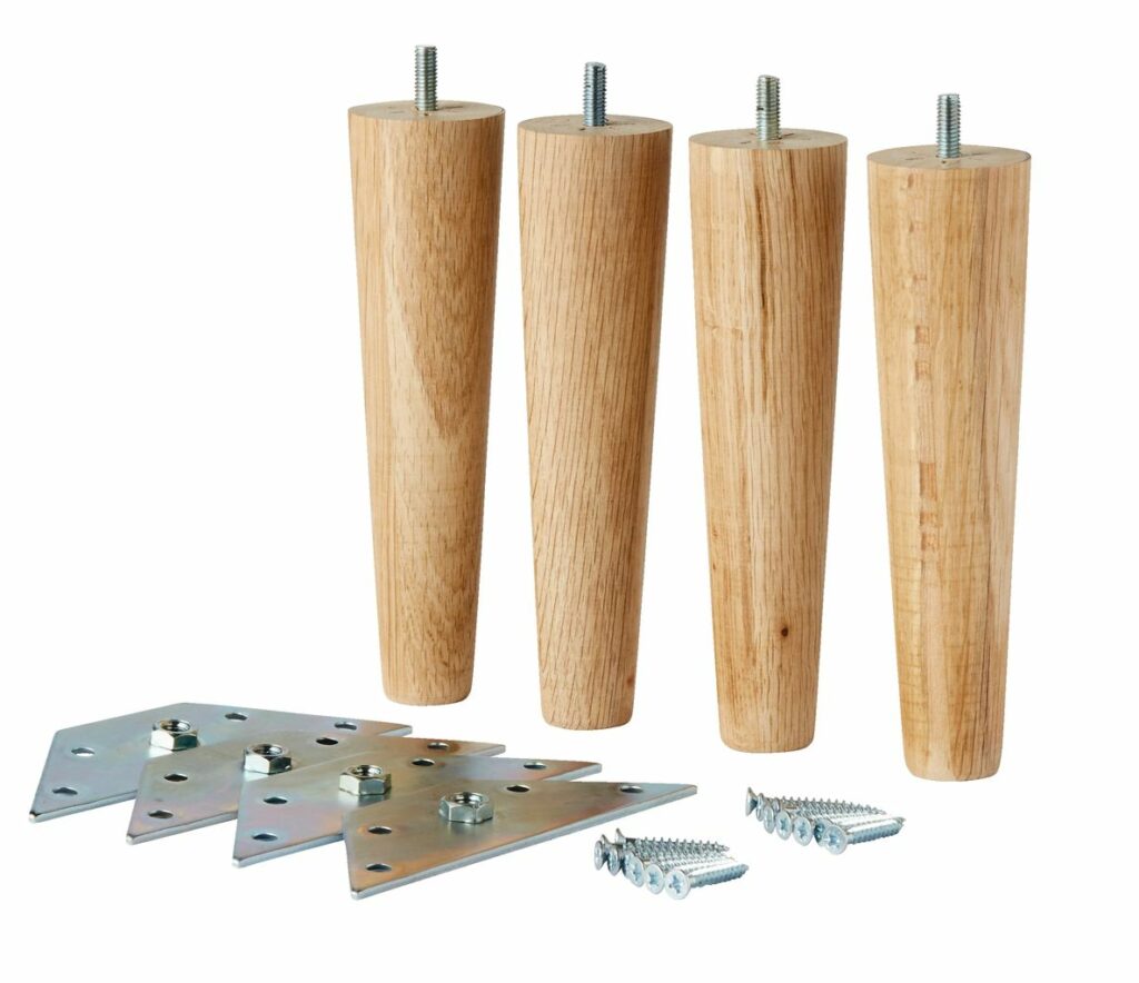 Legs D.5xH19cm oak set of 4 JYSK