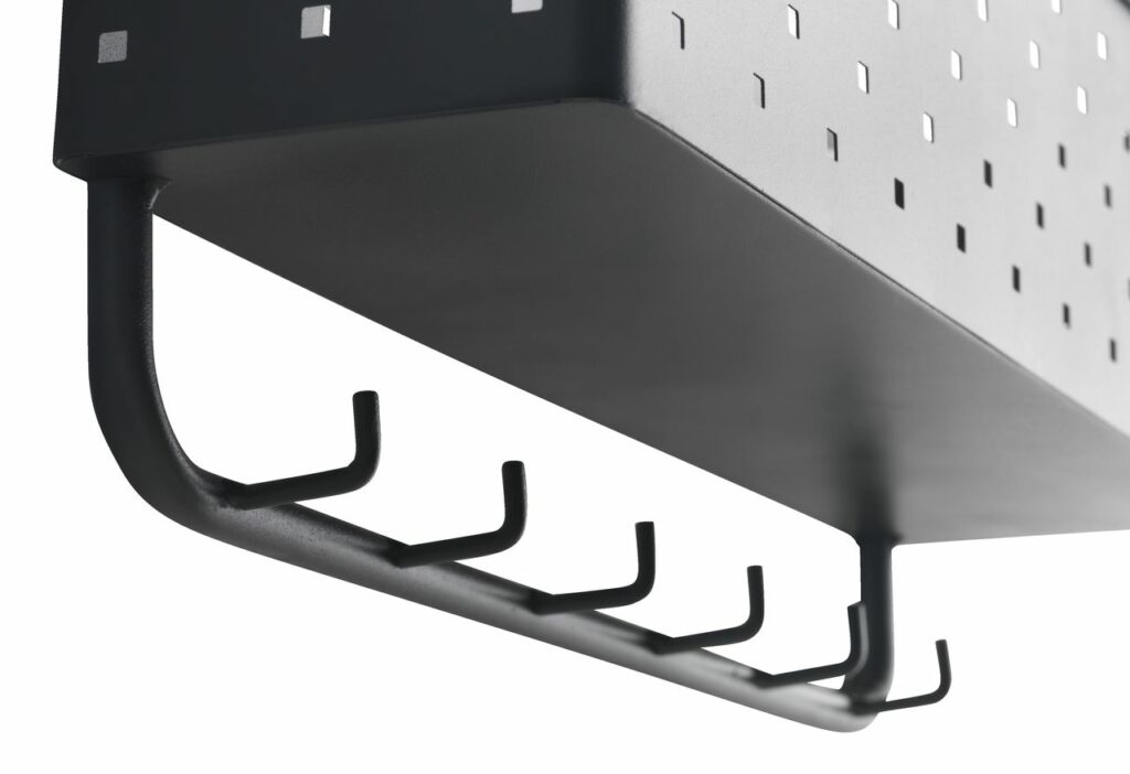 Coat rack VIRUM 6 hooks black JYSK