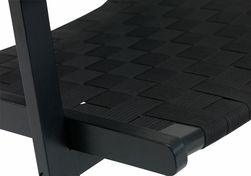 Lounge chair BEDER black JYSK