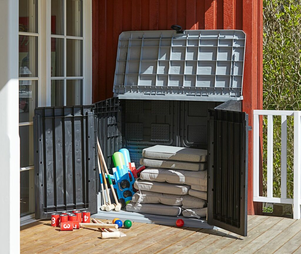 Storage box HENNE 132x110x74cm plastic JYSK