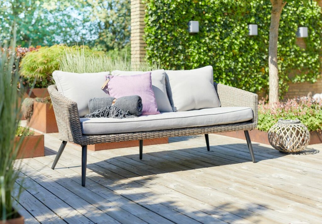 Lounge sofa VEBBESTRUP 3 pers. nature JYSK