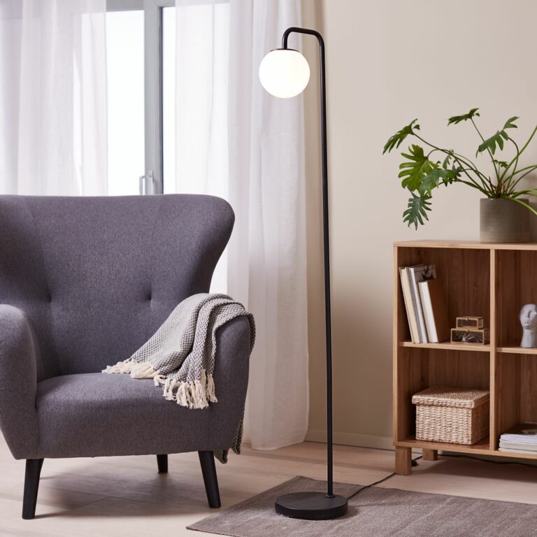 Floor lamp ADRIAN H145cm black JYSK