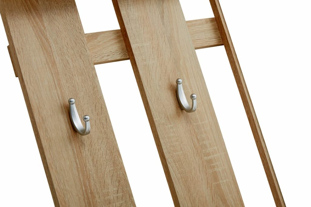 Hallway unit EVETOFTE w/mirror oak JYSK