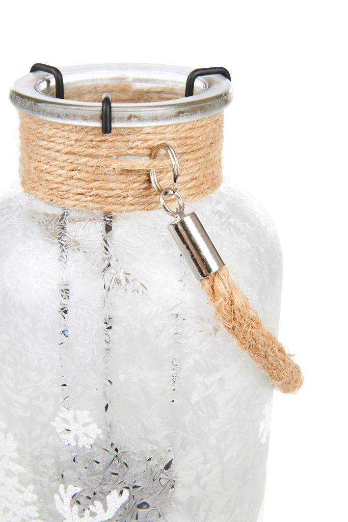 Tealight holder KRYBBE D.10xH20cm glass JYSK