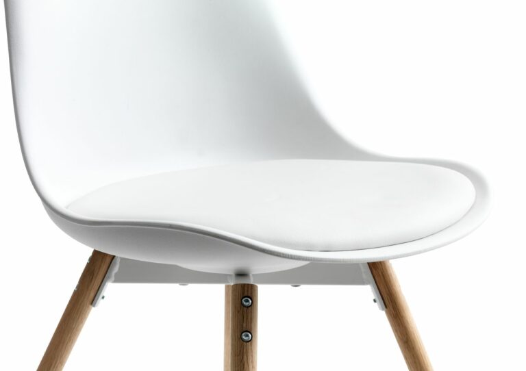 Dining chair KASTRUP white/oak JYSK