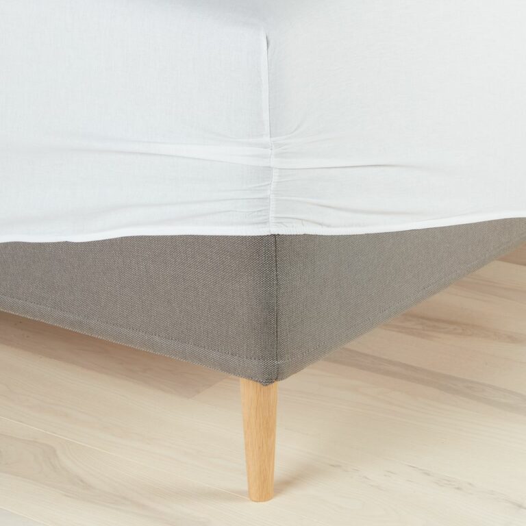 Fitted sheet BENTE 90x200x30 white JYSK