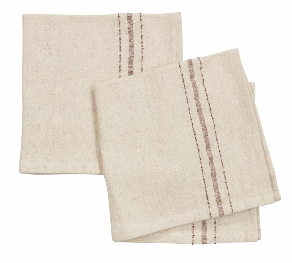 Cloth napkin KASTANIE 40x40 natural 2pcs/pk JYSK