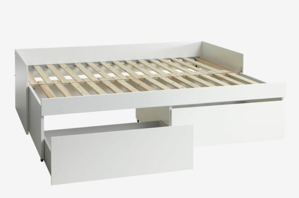 Bed w/storage TANGBJERG 90/180x200 white - Image 6