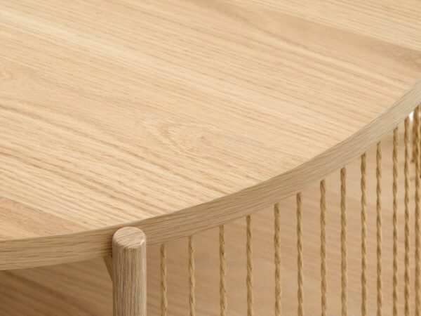 Coffee table SNESLEV D.70 oak colour - Image 4