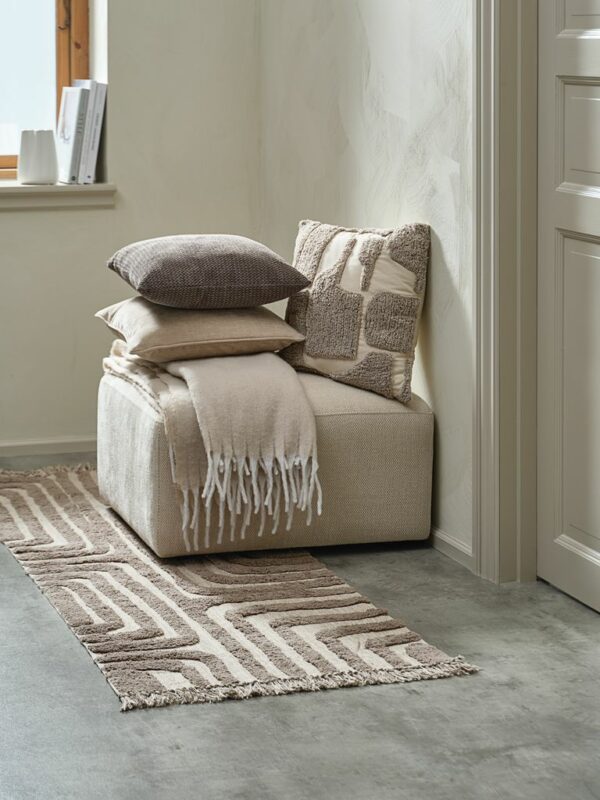 Rug BERGASTER 65x200 brown/beige - Image 3
