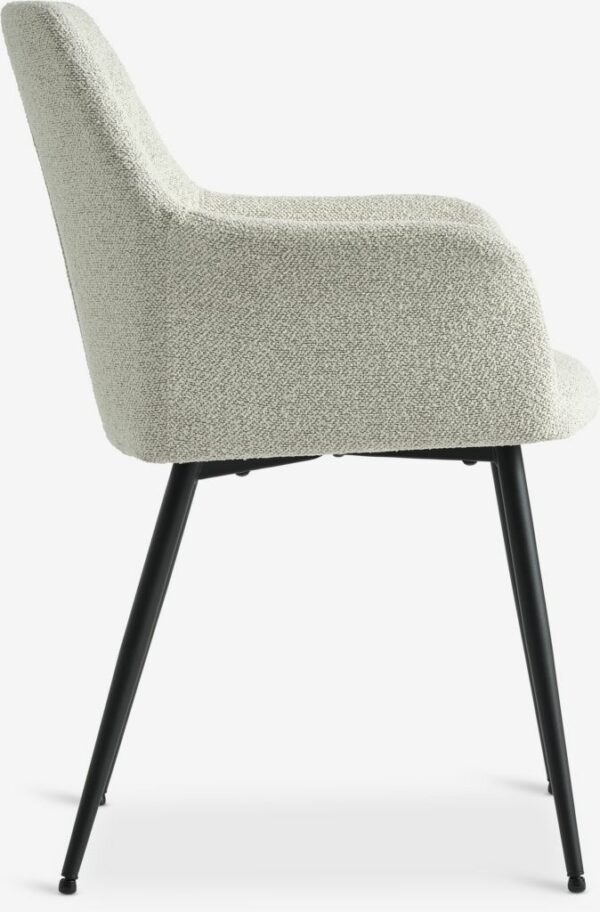 Dining chair PURHUS off-white/black - Image 5