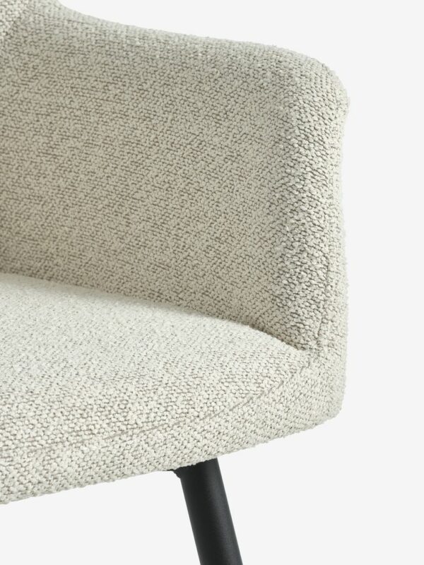 Dining chair PURHUS off-white/black - Image 8