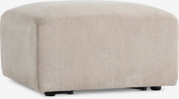 Sofa module SKEJBY chaise longue/pouffe sand fabric - Image 2