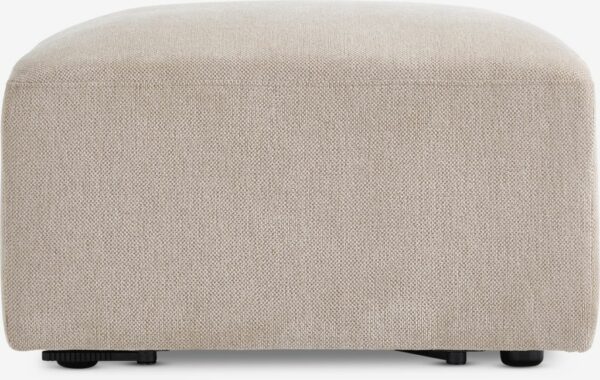 Sofa module SKEJBY chaise longue/pouffe sand fabric - Image 4