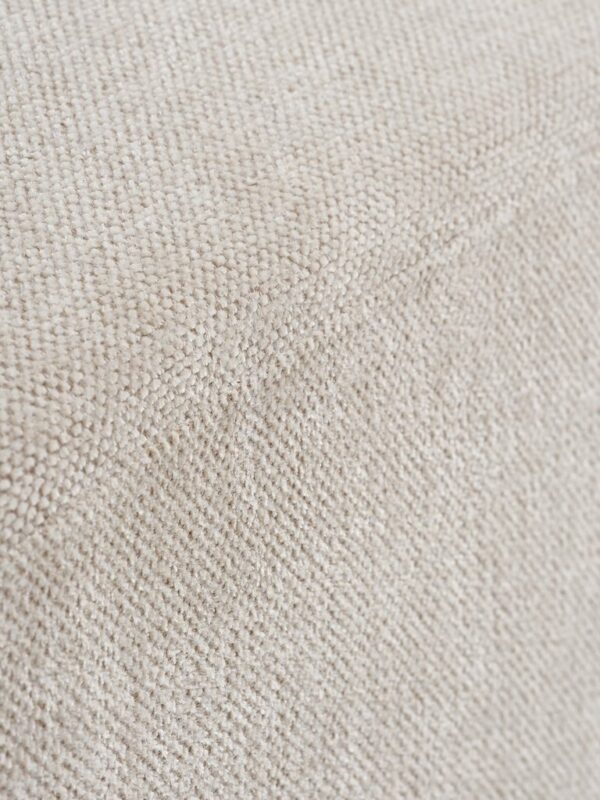 Sofa module SKEJBY chaise longue/pouffe sand fabric - Image 5
